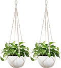 Mkono 43 Inch Macrame Plant Hanger Large by Mkono