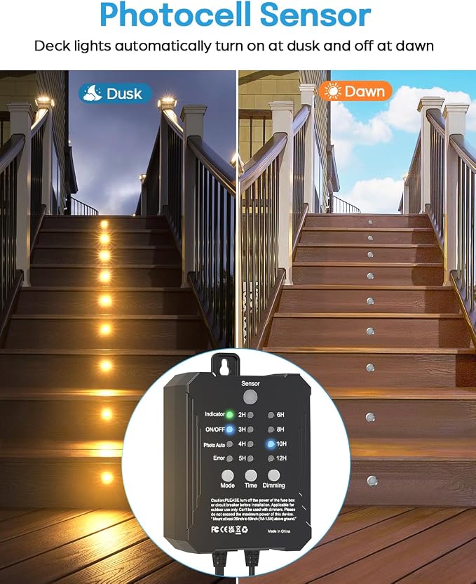 HIBOITEC Low Voltage Deck Lights Recessed Kit - Image 6