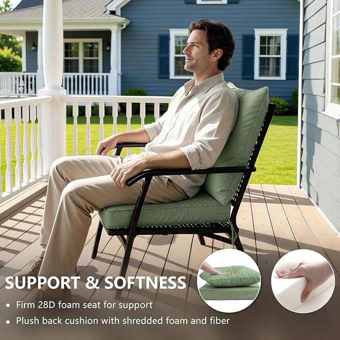 22x22 Inch Patio Chair Cushion - Image 4