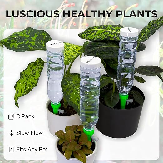 Self Watering Planter Insert Drip Spike High Capacity 20oz BabaBerry Dynamic - Image 3