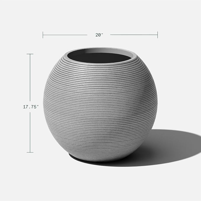 Veradek Strata Series Sphere Round Planter - Image 2