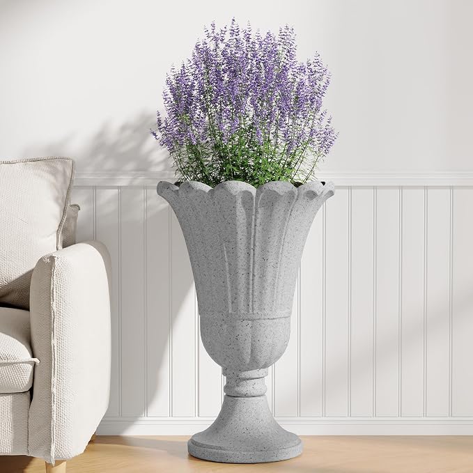 23" Tall Planters for Outdoor Plants Set of 2, Planter - Image 7