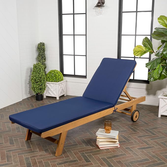 JONATHAN Y LNG1000B Mallorca 77.56"x23.62" Modern Classic Adjustable Acacia - Image 6