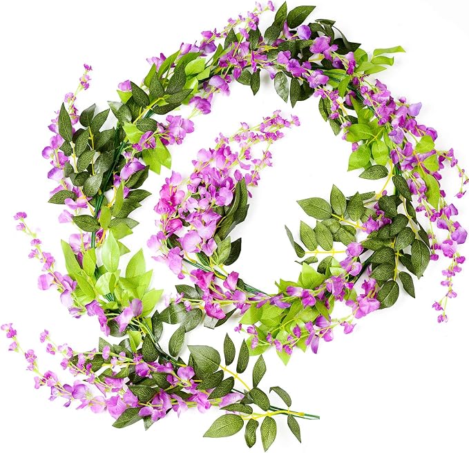 Lvydec Wisteria Artificial Flowers Garland - Image 6
