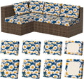 8Pcs Square Large + Rectangle Stretch Patio Cushion Covers, Couch & Sofa by VORSHAPE