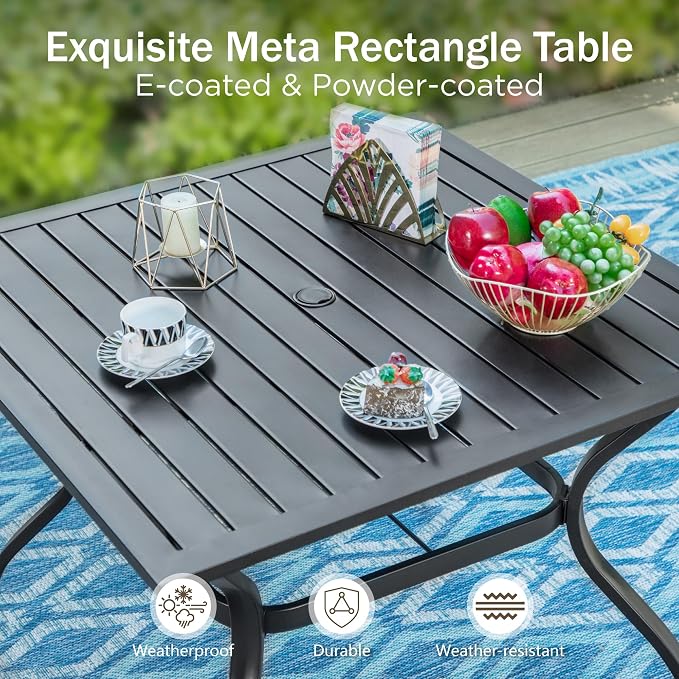 PHI VILLA 5 Pieces Outdoor Dining Set - Image 5