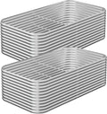 2 Pack Tall 8x3FT Corrugated Galvanized Steel Raised Garden Bed Outdoor by CATMANOR
