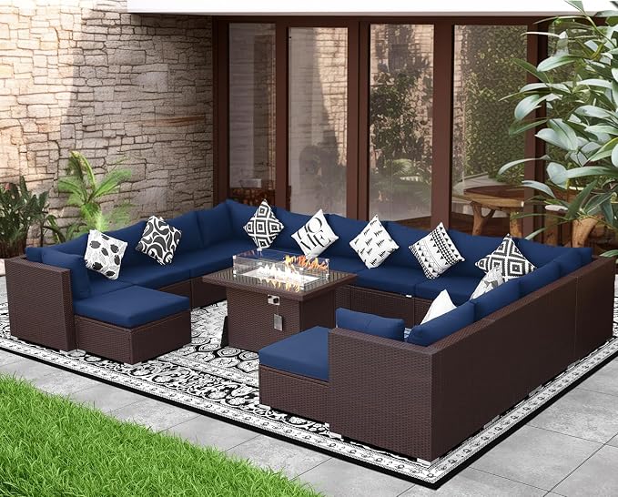 NICESOUL 15 Piece Outdoor Sectional - Image 2