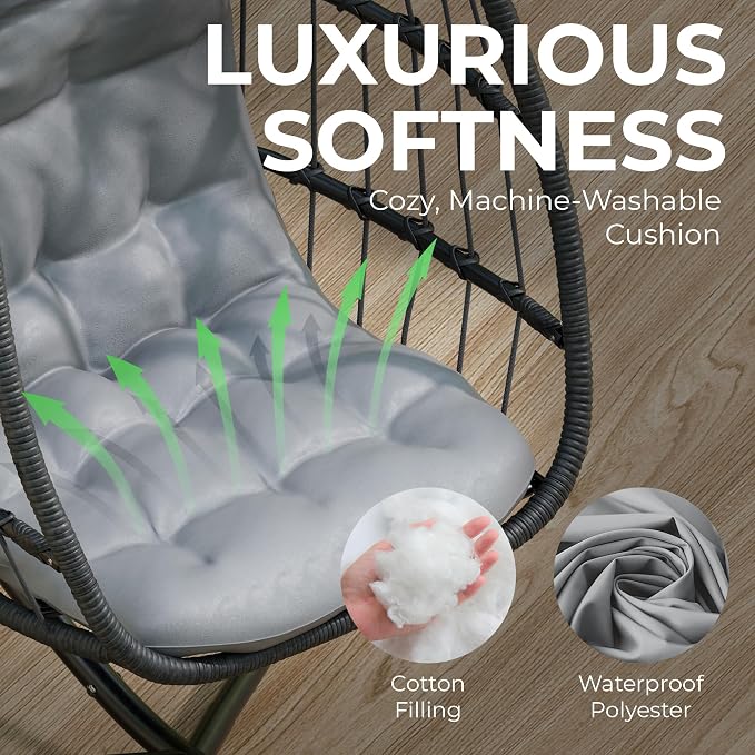 Econohome Hanging Egg Chair - Image 2
