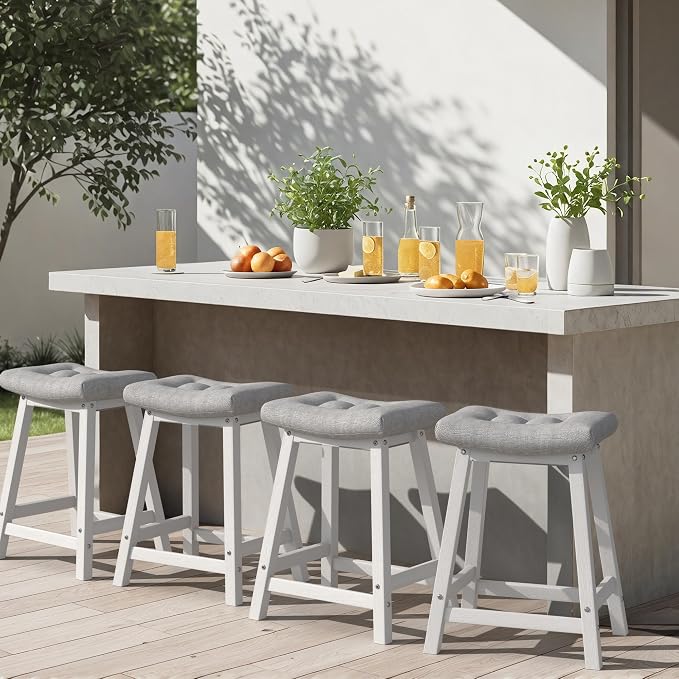 Ciokea 2 Set 24" Counter Height Bar Stools - Image 7