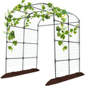 Garden Arch Trellis for Climbing Plants Outdoor, Cucumber Trellis for Raised Bed by follook
