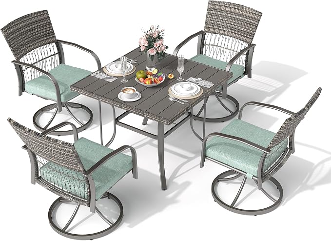 Pamapic 5-Piece Outdoor Dining Set - Image 2