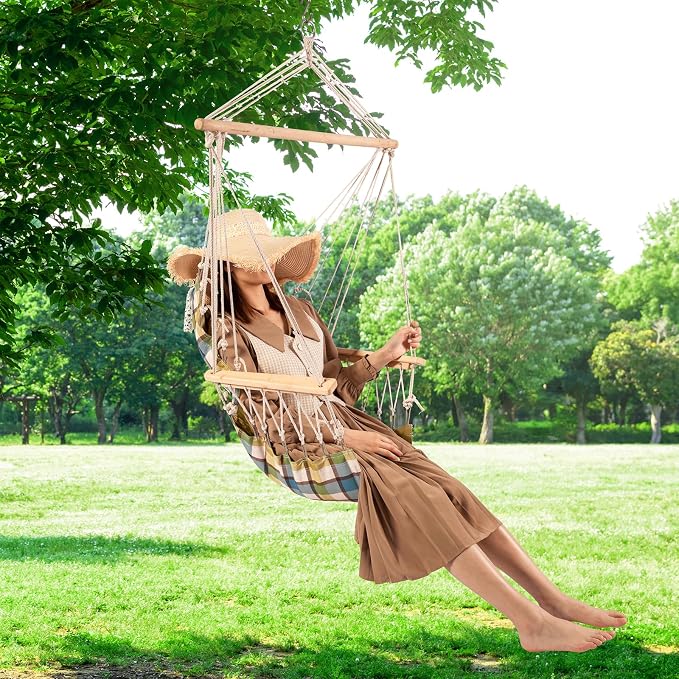 Backyard Expressions Reversible Hanging Rope Swing - Image 6