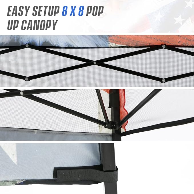 EAGLE PEAK 8x8 Pop Up Canopy Tent - Image 7