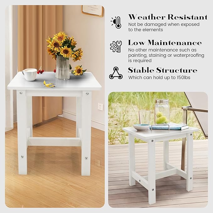 Outdoor Side Table, Small Adirondack Side Table - Image 7