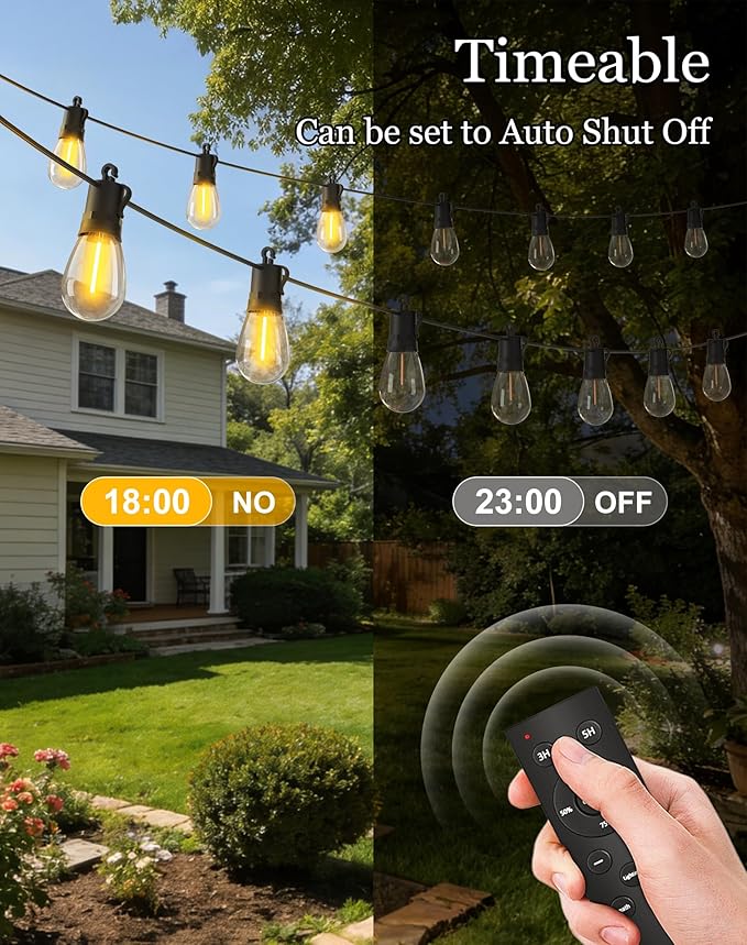 50ft-Solar-Powered-Lights-Outdoor-Waterproof-String - Image 5