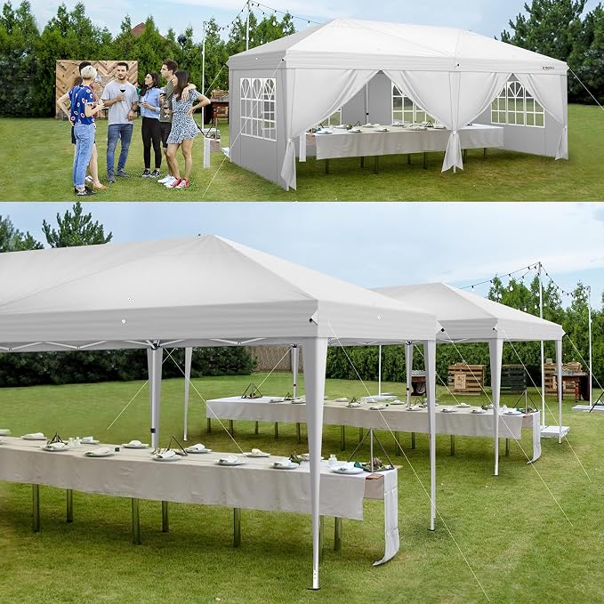VINGLI 10x20 ft Pop Up Canopy Tent - Image 2