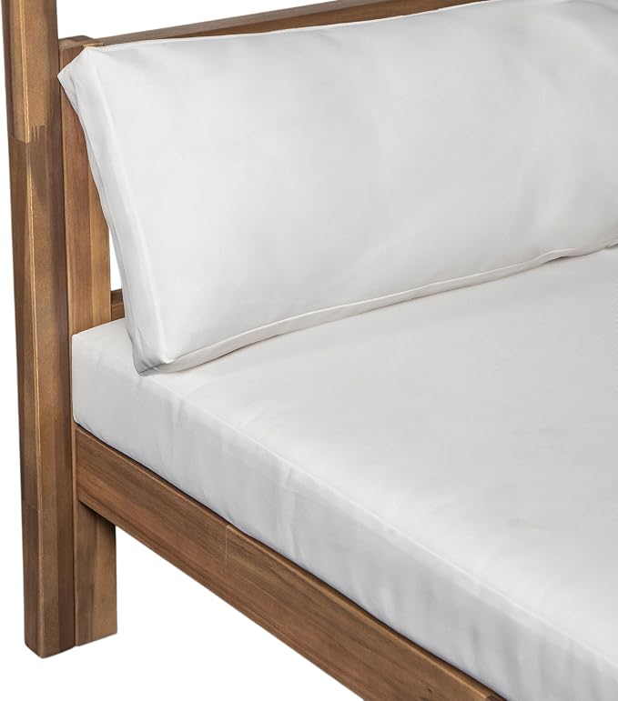 Scott Living Outdoor Acacia Wood Daybed - Image 9