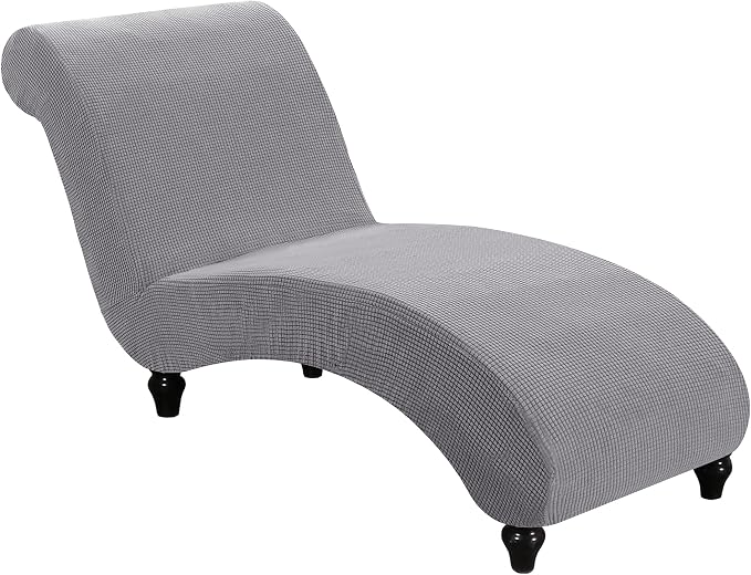 FantasDecor Chaise Lounge Cover Stretch Armless Chair Slipcover by FantasDecor