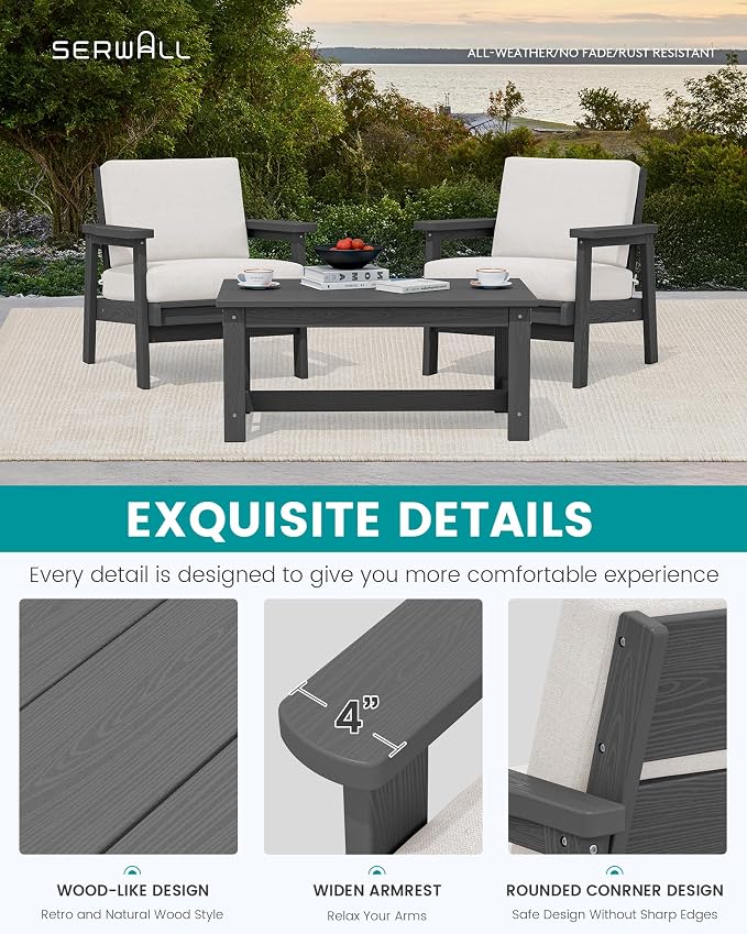 SERWALL HDPE Outdoor Couch - Image 4
