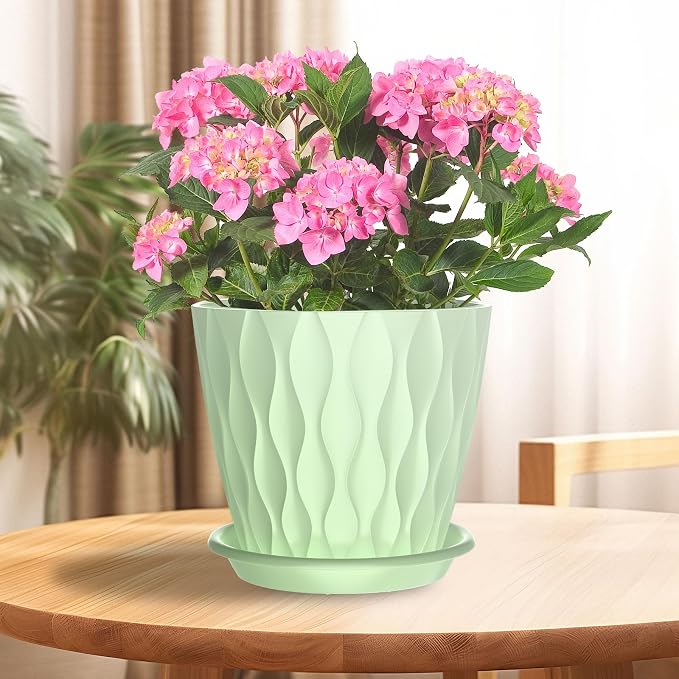 6 Pack 6 Inch Indoor Plant Pots - Image 5