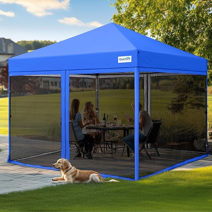 Quictent 8'x8' Pop up Screened Canopy Tent by QUICTENT