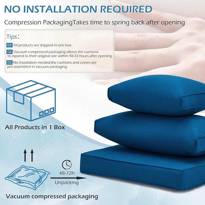 HOMREST Outdoor Replacement Cushions - Image 3