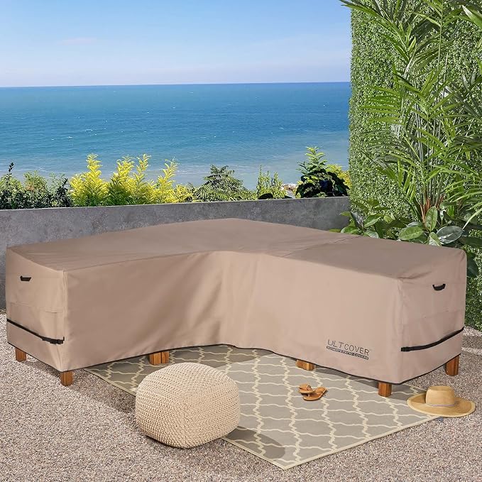 ULTCOVER Patio V-Shaped Sofa Cover Waterproof - Image 6