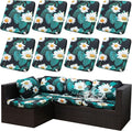 Outdoor Cushion Covers Set, Replacement by SUKAIKEQA
