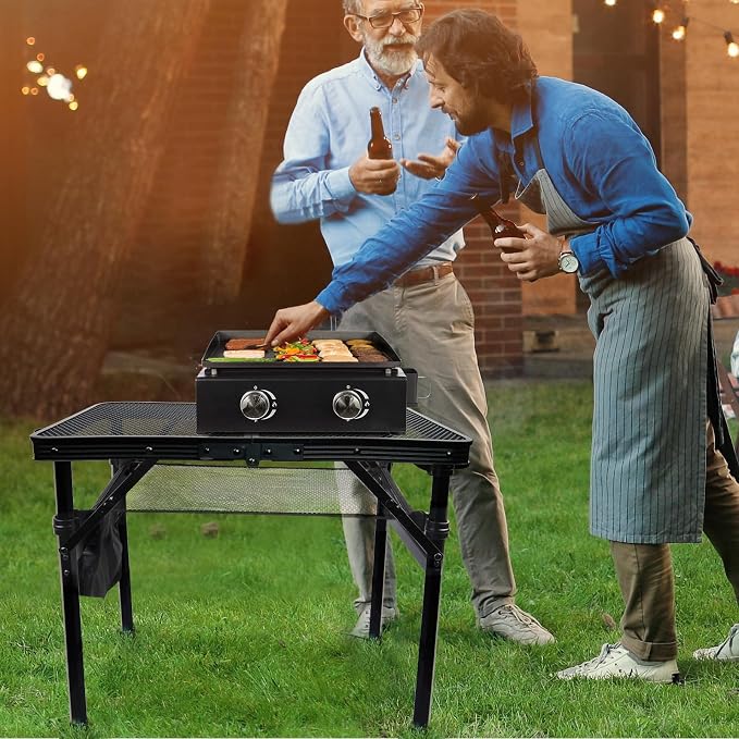 Folding Picnic Table for Grill Outdoor Camping Table - Image 2