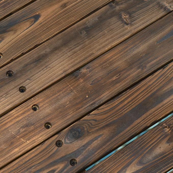 Outsunny 7.5' Wooden Arch Garden Bridge, Safety Rails - Image 9