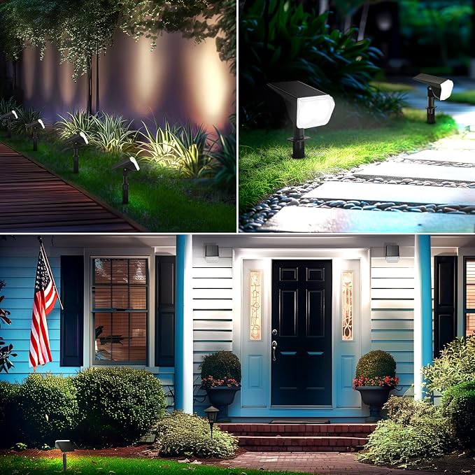 Consciot Solar Spot Lights Outdoor Waterproof, 24 LED Dusk-to-Dawn Solar - Image 9