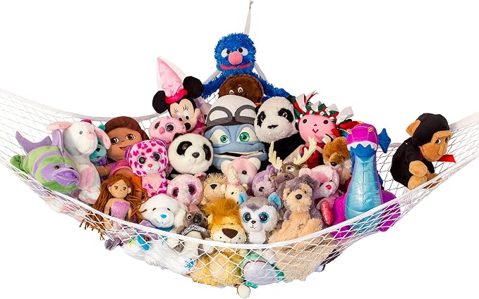 Lilly's Love Large Stuffed Animal Hammock | Corner Hanging Organizer, Toy by LillysLove