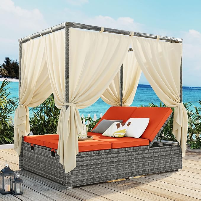 Outdoor Daybed Patio Lounge Bed by SCANORDIC