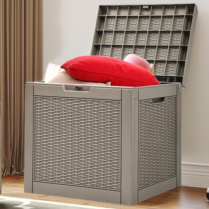 YITAHOME 32 Gallon Deck Box, Indoor Outdoor Storage Box by YITAHOME