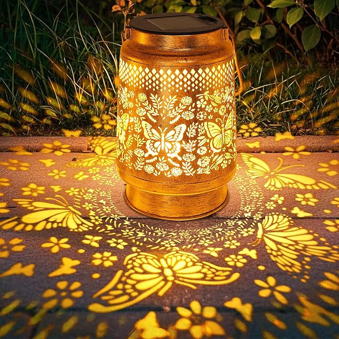Solar Lanterns Outdoor Butterfly Garden Decor, Gifts - Image 3