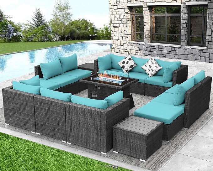 NICESOUL 15 Piece Outdoor Sectional - Image 2