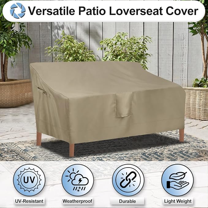 OutdoorLines Outdoor Waterproof Patio Loveseat Couch Cover - Image 4