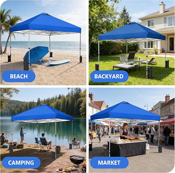 Sweetcrispy 10x10ft Pop Up Canopy Tent - Image 6