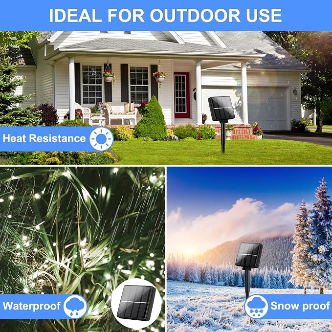 Brightever Solar String Lights, Solar Lights Outdoor Waterproof - Image 5