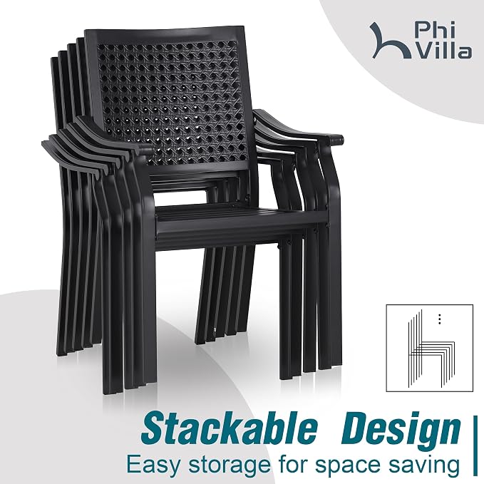 PHI VILLA 5 Pieces Outdoor Dining Set - Image 8