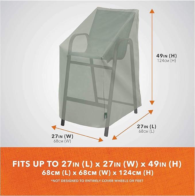 Modern Leisure Chalet Stackable/High Back Bar Chair Cover - Image 2