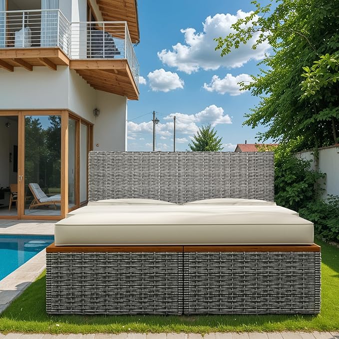 Flamaker Outdoor Rattan Daybed - Image 3