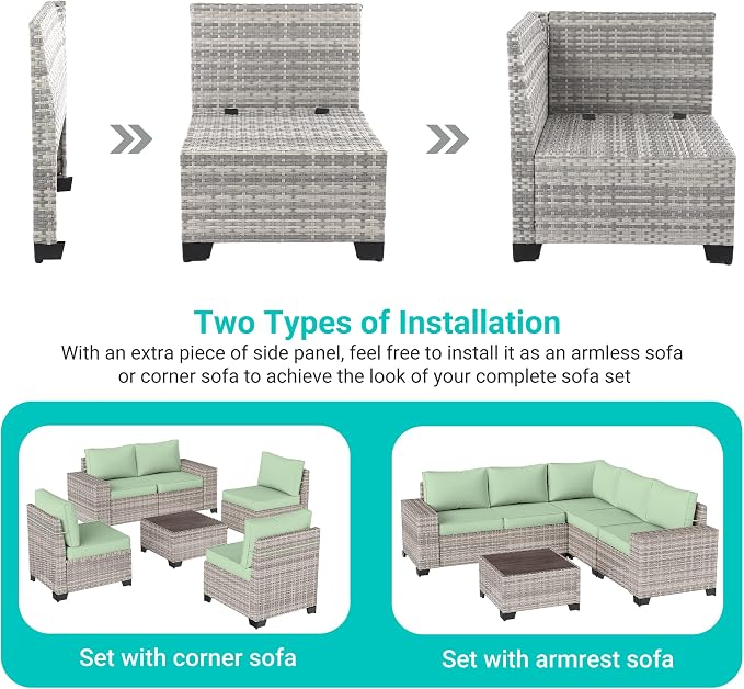 15-Piece Outdoor Patio Furniture Set - Image 4