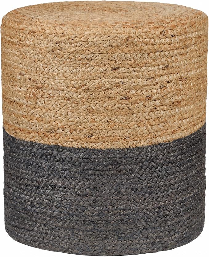 REDEARTH · Cylindrical Pouf Foot Stool Ottoman - Image 4