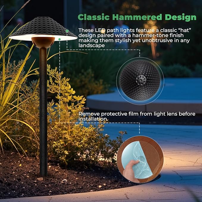 Gardencoin Low Voltage Pathway Lights 12V Outdoor LED Landscape Pathway - Image 6