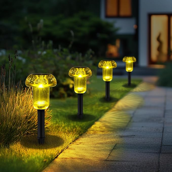 Easter Solar Pathway Lights Outdoor Decorative 4 Pack, Valentines Day Halloween - Image 7