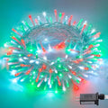 JMEXSUSS 200 LED Red White and Green Christmas Lights Outdoor, 66ft String by JMEXSUSS