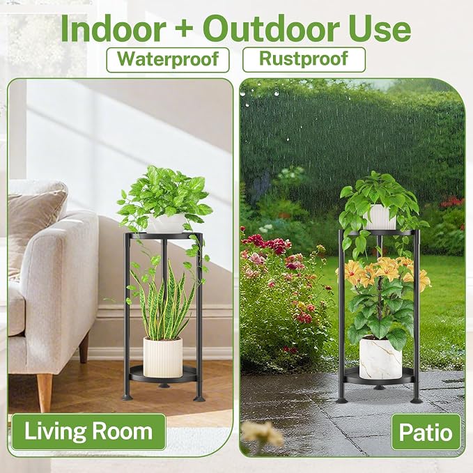 iDavosic.ly 2 Tier Plant Stand Indoor - Image 6