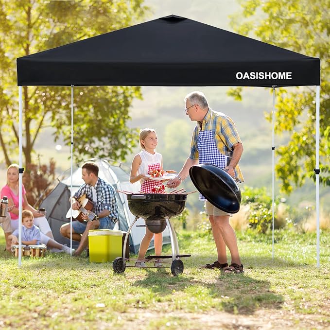 OASISHOME One Push Setup Pop-up Gazebo Portable Canopy Tent 10'x10', - Image 6